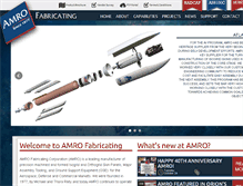 Tablet Screenshot of amrofab.com